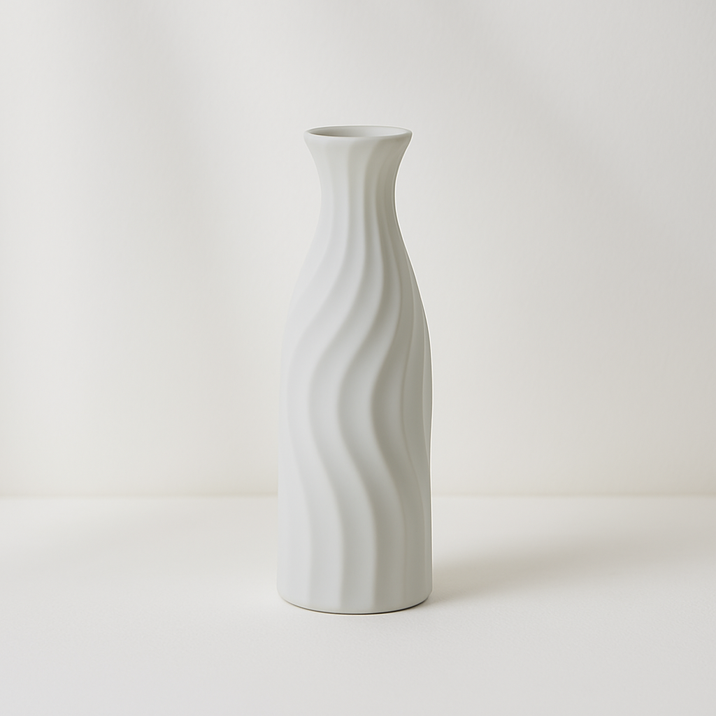 Vaas "Ondine" – Sculpturaal Mat Keramiek